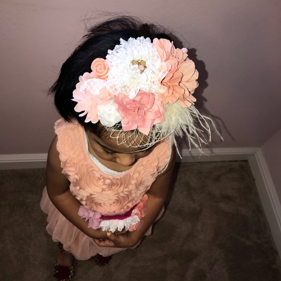 Girls flower dress - Picture 7 of 9